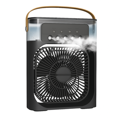 Ventilador con Humidificador y Luces LED de 7 Colores